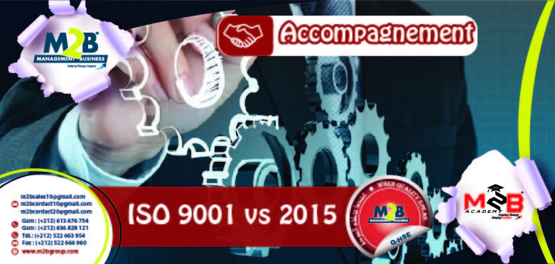 Accompagnement a la Certification ISO 9001 vs 2015