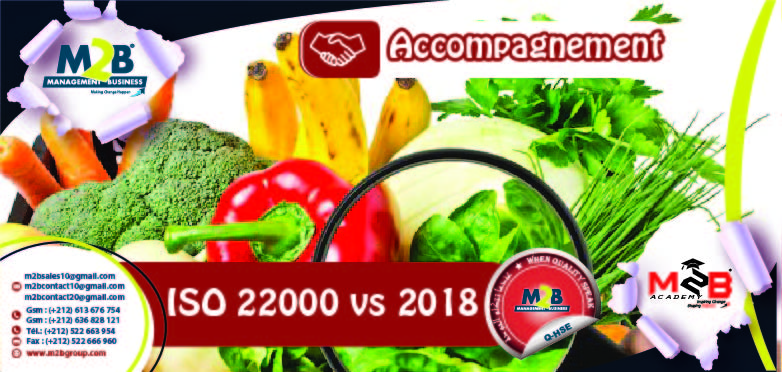 Accompagnement a la certification ISO 22000 vs 2018