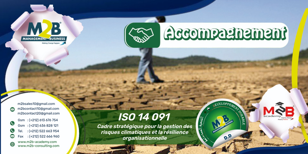 ISO 14 091 Cadre stratégique pour la gestion des risques climatiques et la résilience organisationnelle
