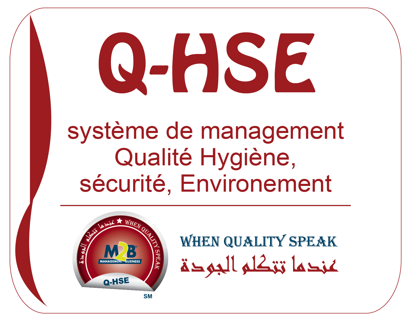 système de management qualité Hygiène, sécurité, Environement (QHSE) m2b consulting